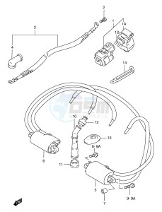 GSF1200 (E2) Bandit drawing ELECTRICAL (GSF1200T V W X Y ST SV SW SX SY)