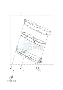 YP125R X-MAX125 X-MAX (2DM9 2DM9) drawing METER