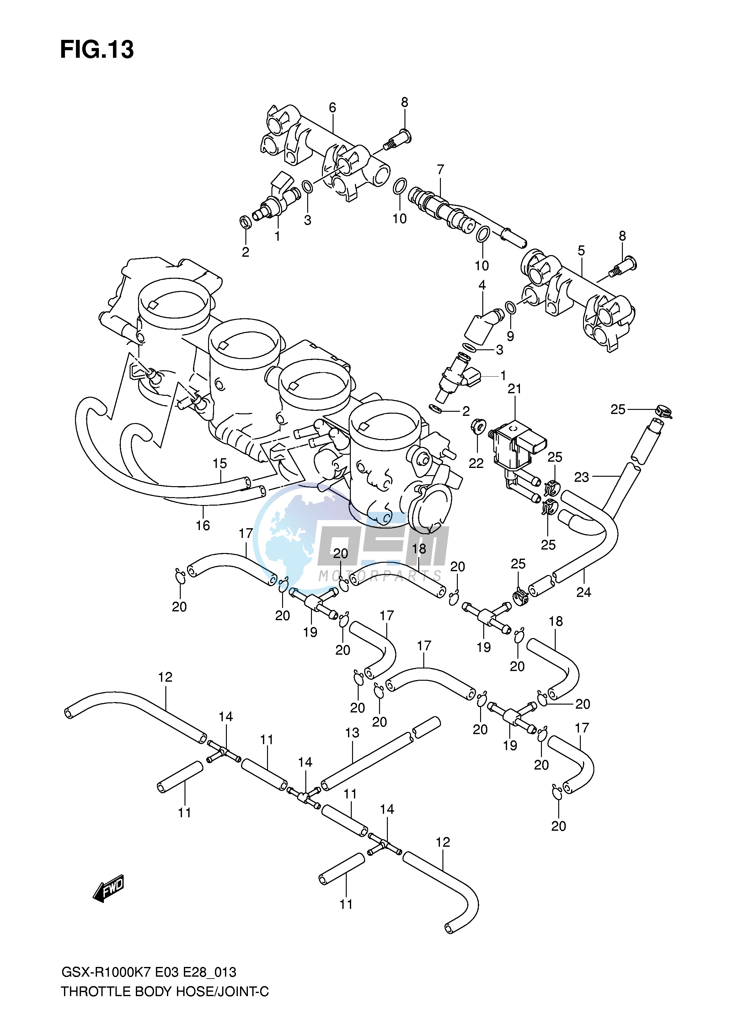 THROTTLE BODY HOSE JOINT