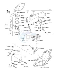 ZR 750 L [Z750 AU] (L7F-L8F) L7F drawing FRONT MASTER CYLINDER