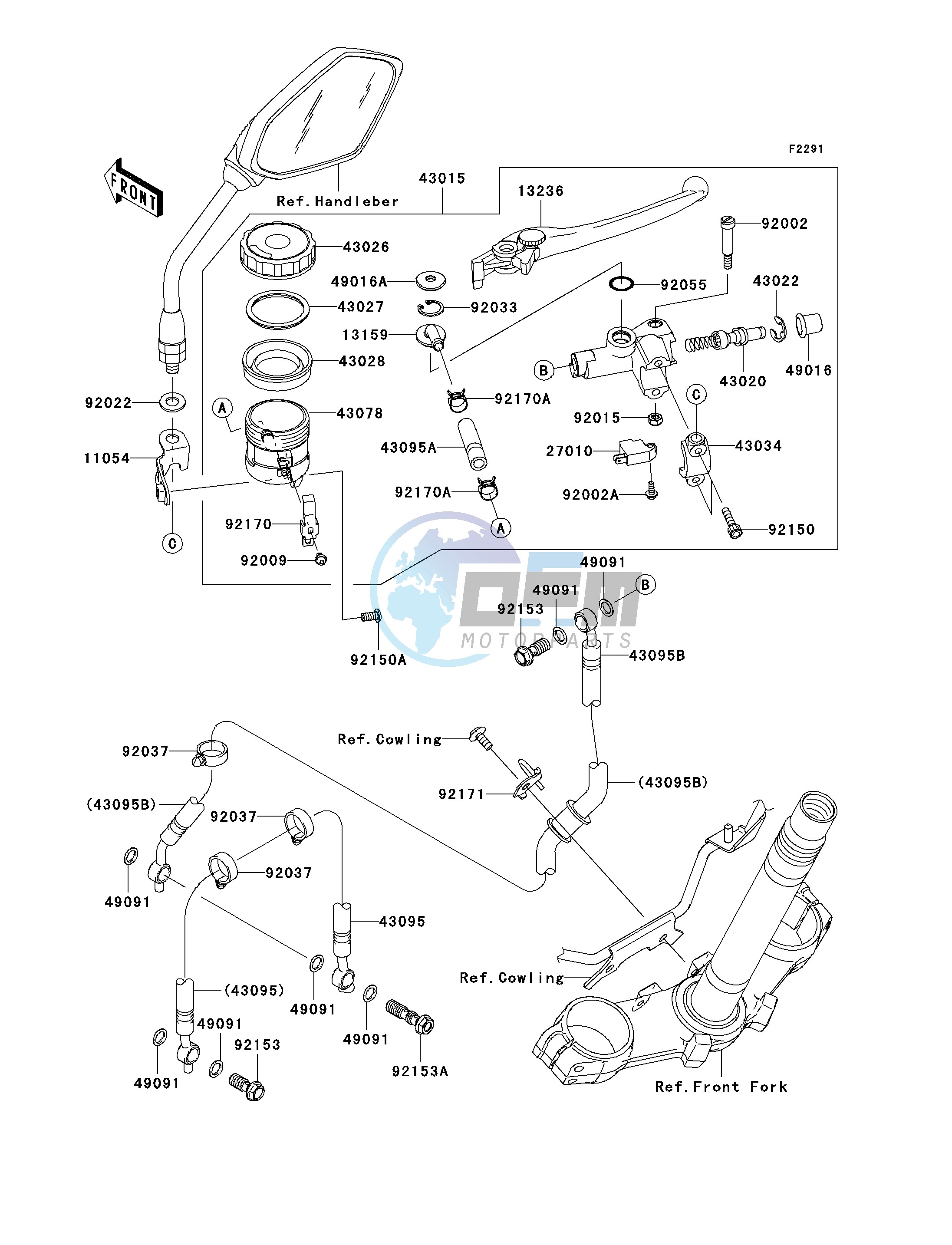 FRONT MASTER CYLINDER