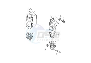 XJR 1300 drawing REAR SHOCK ABSORBER