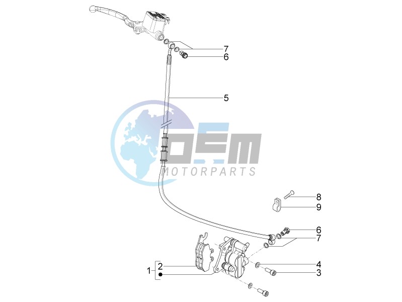 Brakes pipes - Calipers