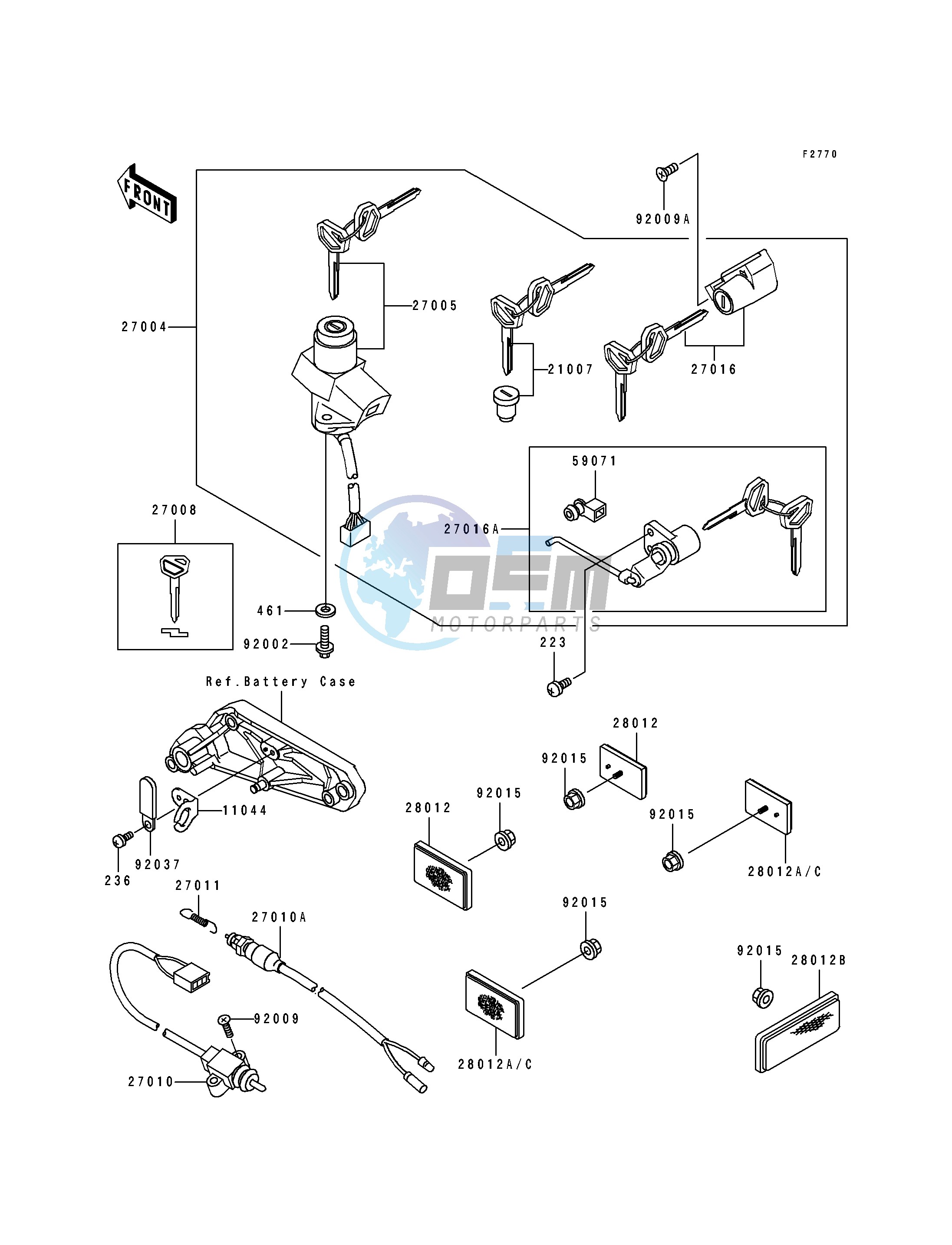 IGNITION SWITCH_LOCKS_REFLECTORS