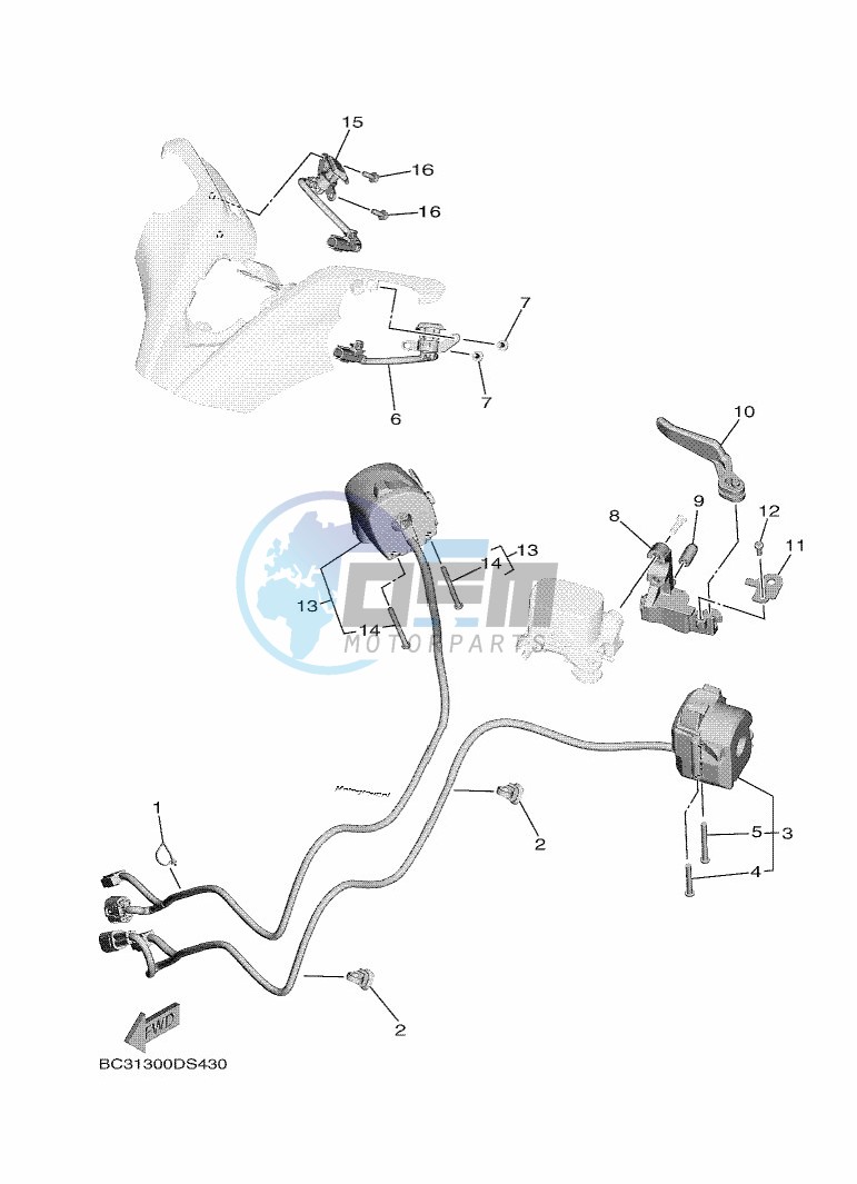 HANDLE SWITCH & LEVER