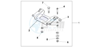 FJS600 SILVER WING drawing CARRIER BRACKET