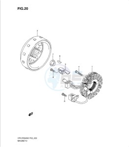 DR125SML0 drawing MAGNETO