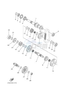 YFM450FWAD YFM45FGPHB GRIZZLY 450 EPS HUNTER (1CTG 1CTH 1CU9) drawing TRANSMISSION