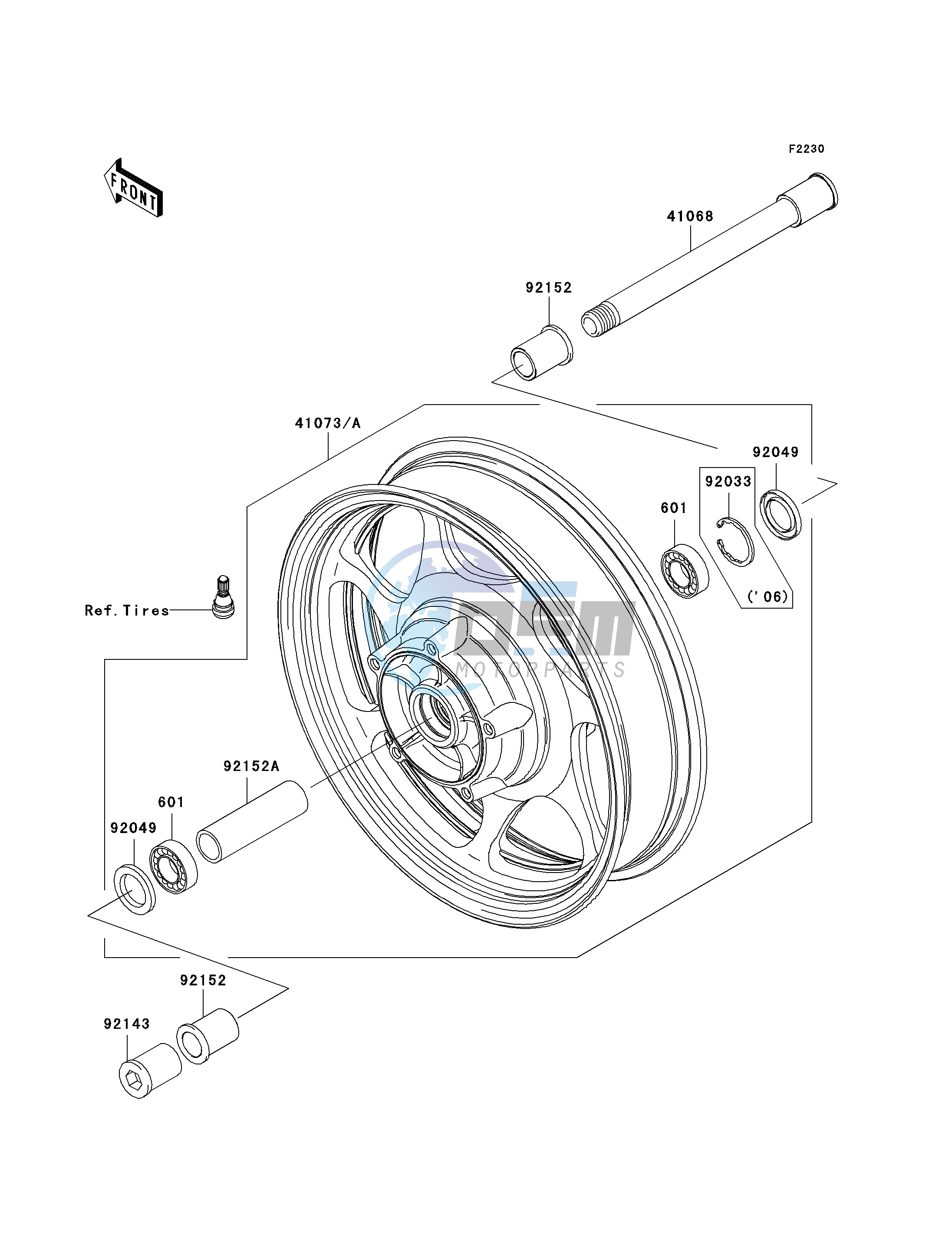 FRONT WHEEL