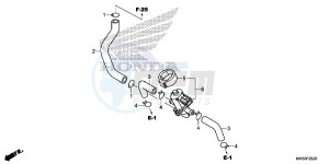 CBR1000SG CBR1000 - Fireblade SP Europe Direct - (ED) drawing AIR INJECTION CONTROL VALVE