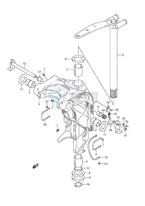 DF 250 drawing Swivel Bracket (DF250S)