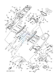 MT09TRA MT-09TRA TRACER 900 (2SC1 2SC2) drawing FENDER