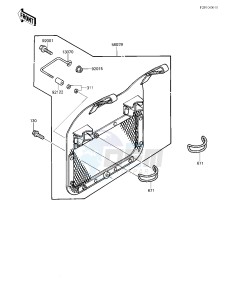 KX 500 A [KX500] (A1) [KX500] drawing NUMBER PLATE -- 83 A1- -