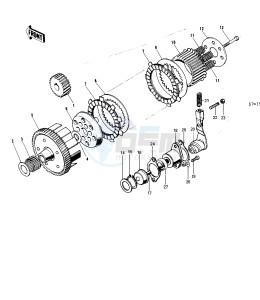 G5 (B-C) 100 drawing CLUTCH -- 74-75 B_C- -