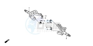 TRX250TM FOURTRAX drawing KNUCKLE