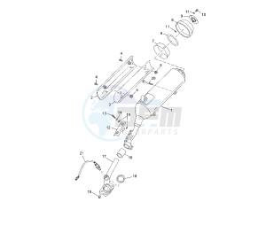 YP R X-MAX SPORT 250 drawing EXHAUST