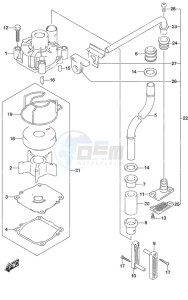 DF 140A drawing Water Pump