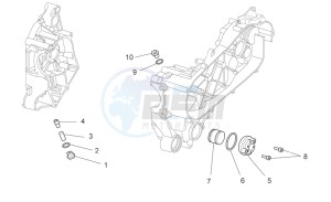 Scarabeo 125-200 Light carb. drawing Oil Filter