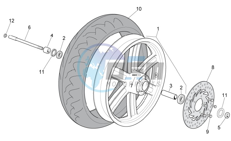 Front wheel