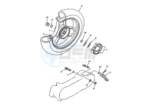 YN R NEO'S 50 drawing REAR WHEEL