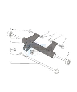 KISBEE 50 N drawing ENGINE BRACKET