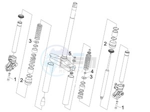 Runner 50 Pure Jet Race drawing Fork components (Wuxi Top)