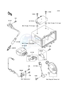 KVF360 KVF360B7F EU drawing Ignition System