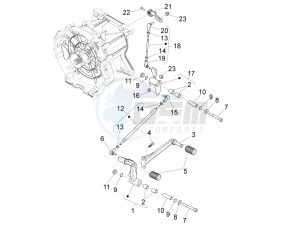 Eldorado 1400 1380 (EMEA, APAC) drawing Engine-Completing part-Lever