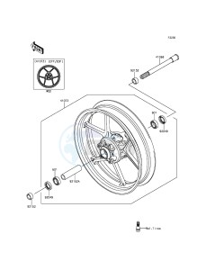 ER-6N ER650EDS XX (EU ME A(FRICA) drawing Front Hub