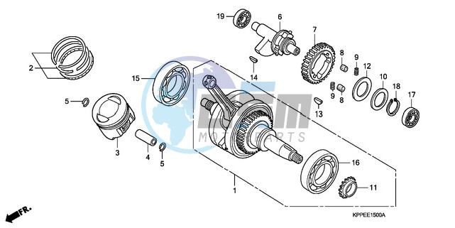 CRANK SHAFT/PISTON