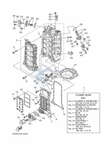 F350AETX drawing CYLINDER--CRANKCASE-1