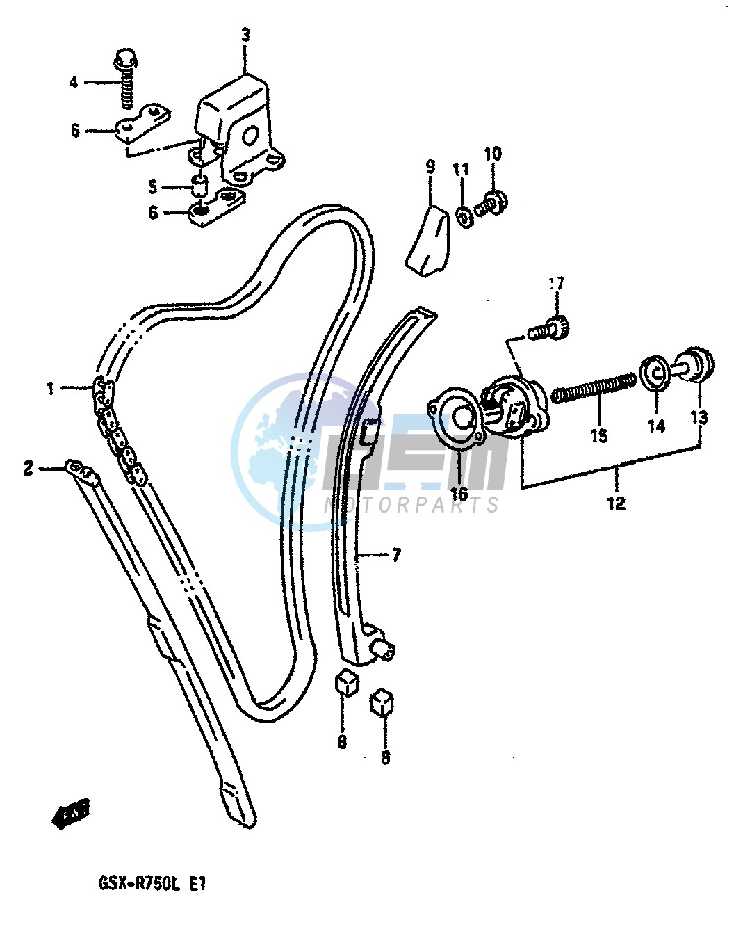 CAM CHAIN (MODEL L)