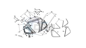 MAXSYM 400 EFI drawing COWLING SPEEDOMETER