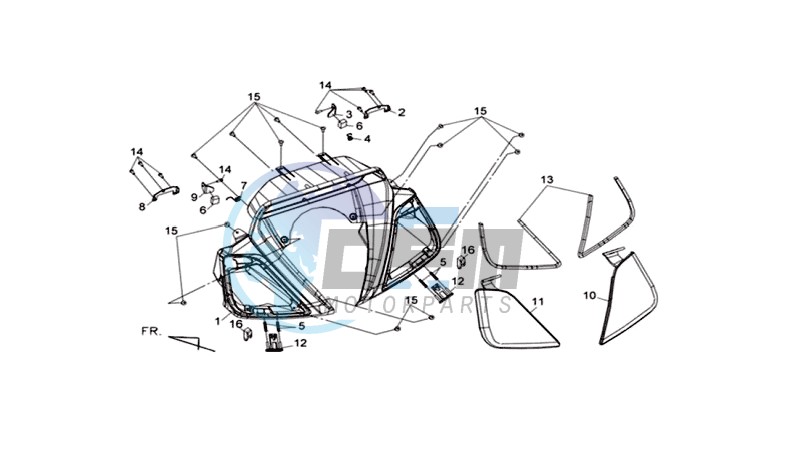 COWLING SPEEDOMETER