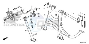 VFR1200XDLF CrossTourer - VFR1200X Dual Clutch 2ED - (2ED) drawing STAND