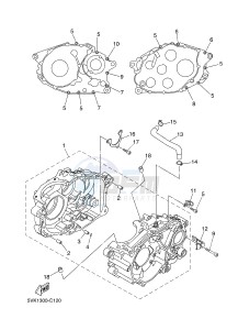 XT660R (5VKL 5VKL 5VKL 5VKL) drawing CRANKCASE