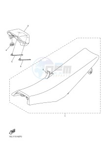 WR450F (2GCC) drawing SEAT