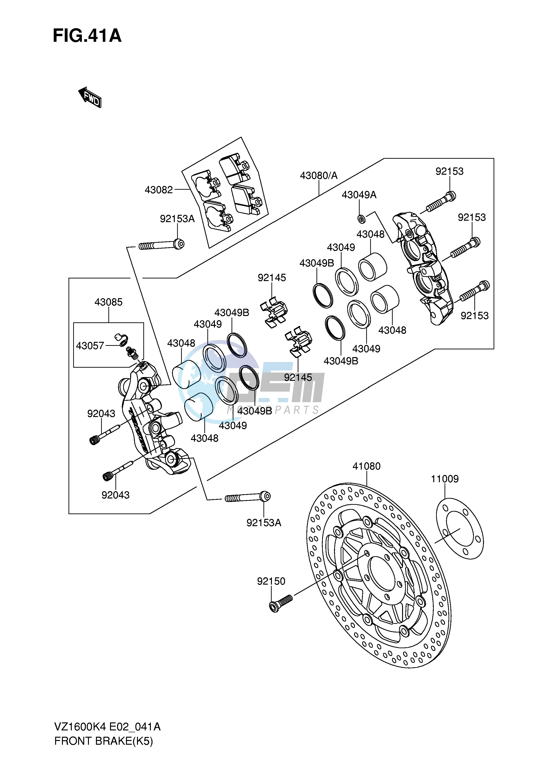 FRONT BRAKE(K5)