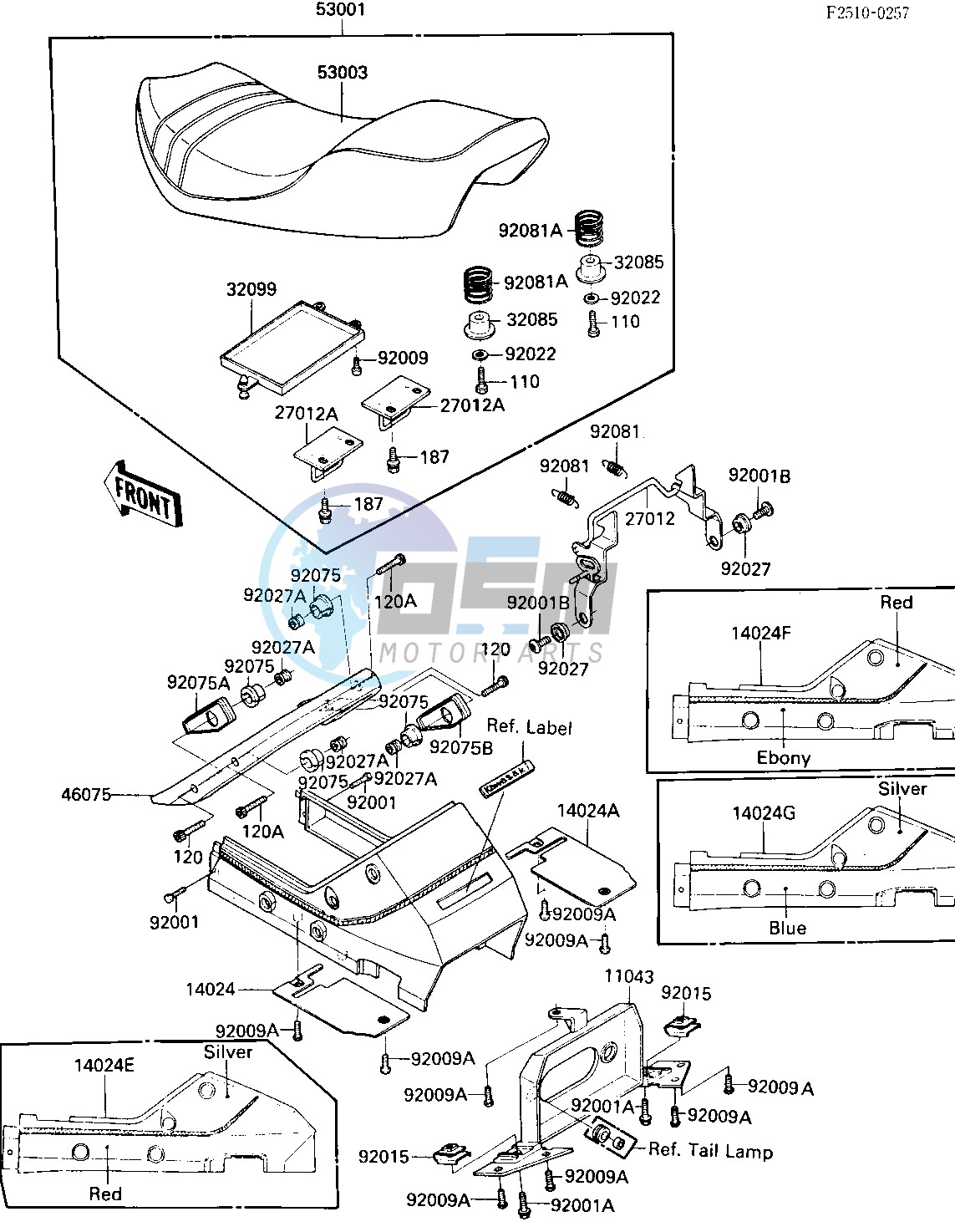 SEAT_SEAT COVER -- ZX900-A2- -