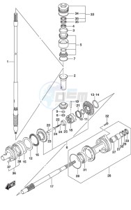 DF 150 drawing Transmission (Model: TG)