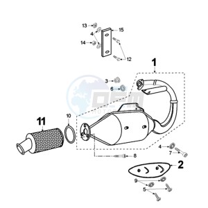 FIGHT LC FR drawing EXHAUST