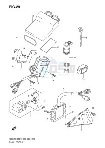 GSX-R1000 (E3-E28) drawing ELECTRICAL