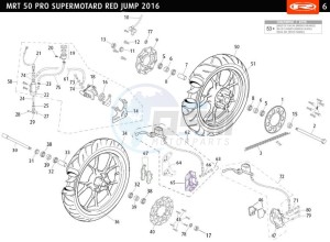 MRT-50-PRO-SM-RED-JUMP drawing WHEELS - BRAKES