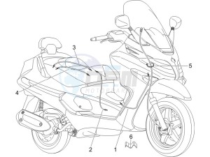 X Evo 125 Euro 3 drawing Transmissions