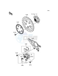 NINJA H2 / NINJA H2 CARBON ZX1000XHFA XX (EU ME A(FRICA) drawing Rear Brake