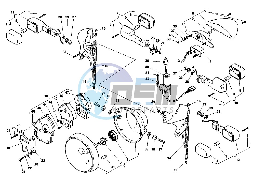 HEADLAMPS-BLINKERS RAPTOR