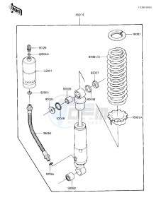 KX 80 C [KX80] (C2) [KX80] drawing SHOCK ABSORBER -- F_NO.007284-- -