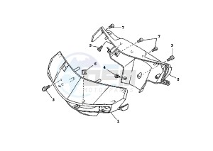 XC FLY ONE R 150 drawing COWLING