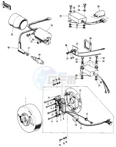 F9 A (-A) 350 drawing IGNITION_GENERATOR_REGULATOR -- 72-73 F9_F9-A 350- -