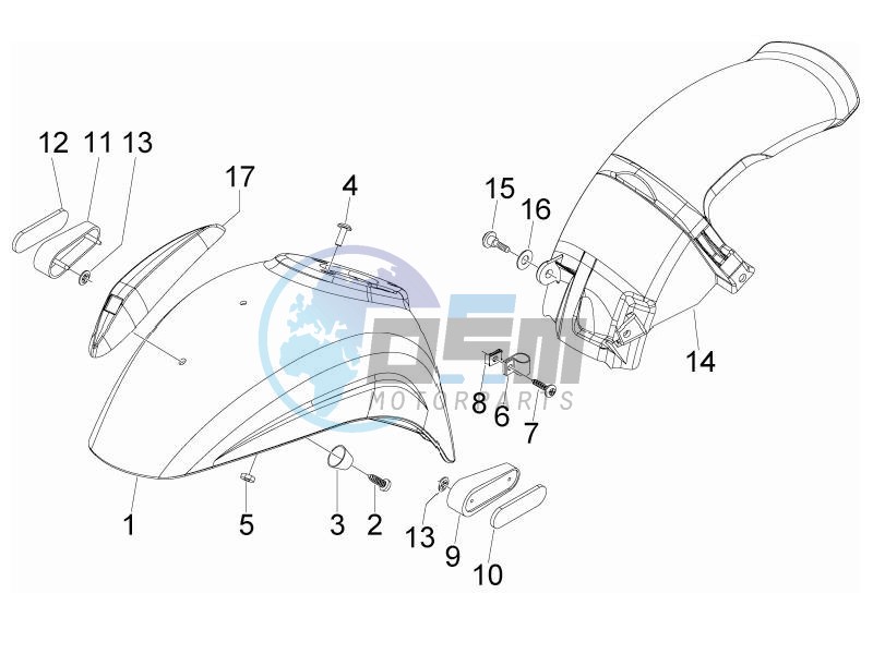 Wheel housing - Mudguard